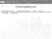 Tablet Screenshot of fashiongriffe.com